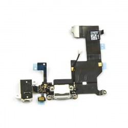 Taśma iPhone 5 złącze USB HF białe oriQ
